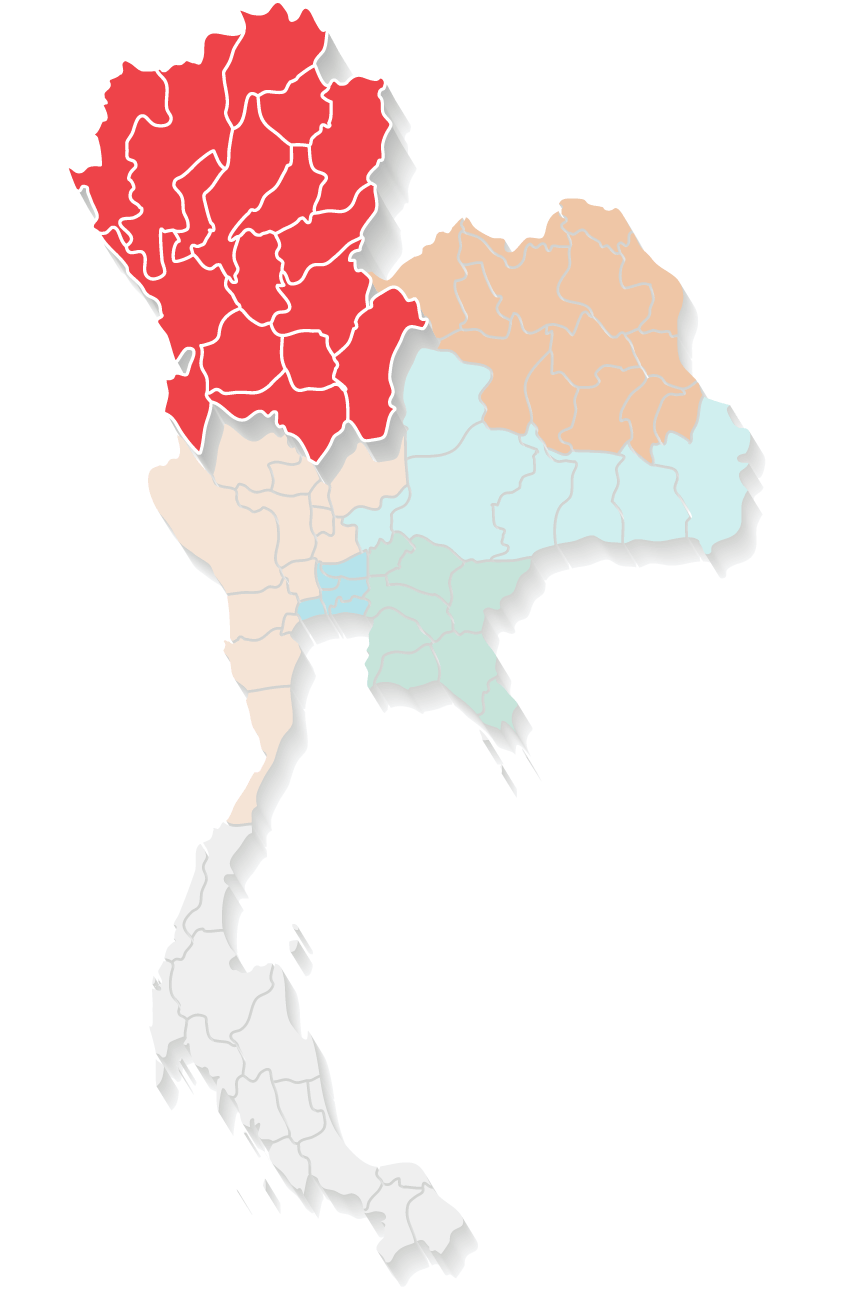Services area map north | ThaiNamthip Coca-Cola